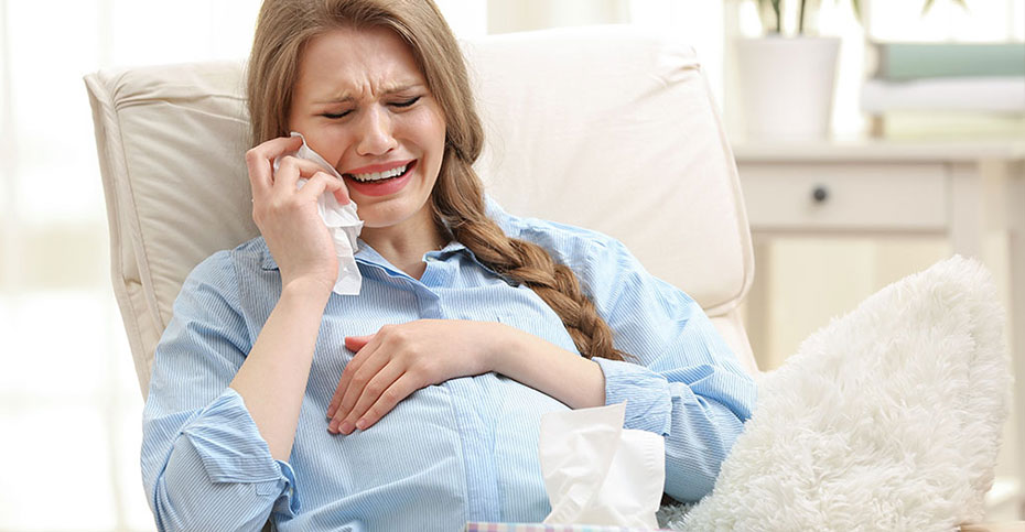 گریه هنگام بارداری