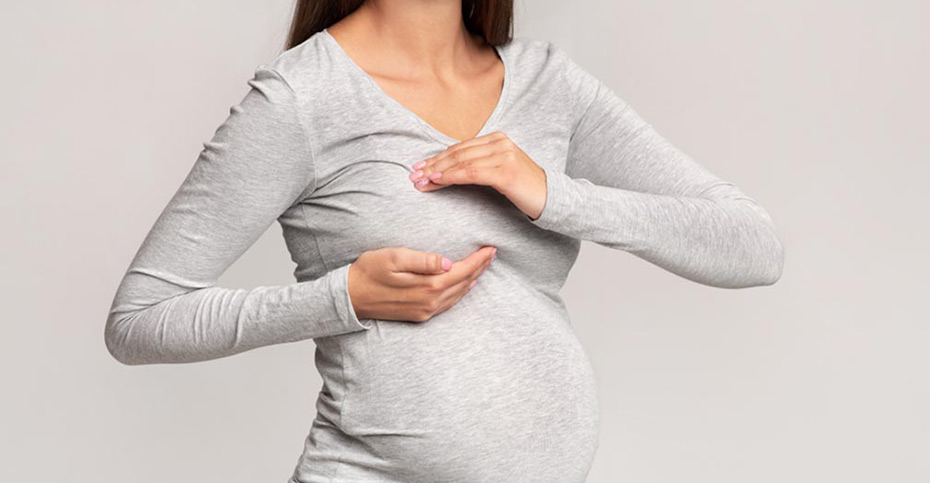 خارش سینه و نوک سینه در دوران بارداری