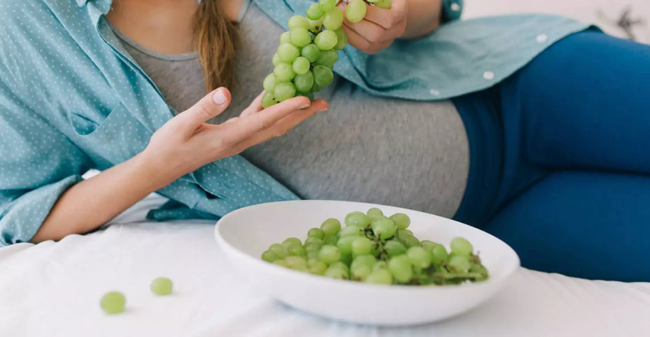 آیا می توانم در دوران بارداری انگور بخورم؟