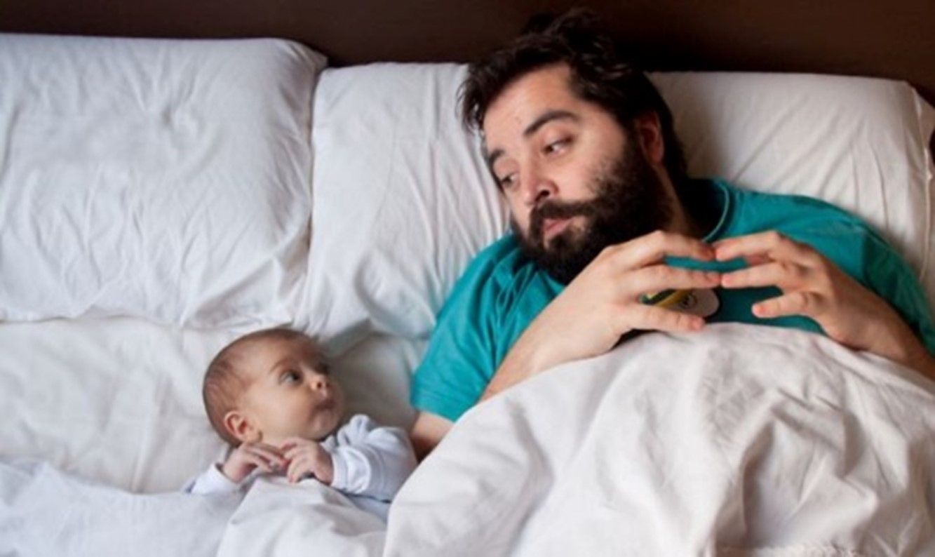 تجربه شیرین پدر شدن برای اولین بار